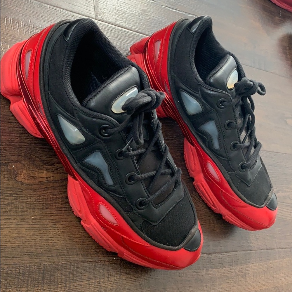 Adidas Ozweego 3 Raf Simons Black Scarlet !